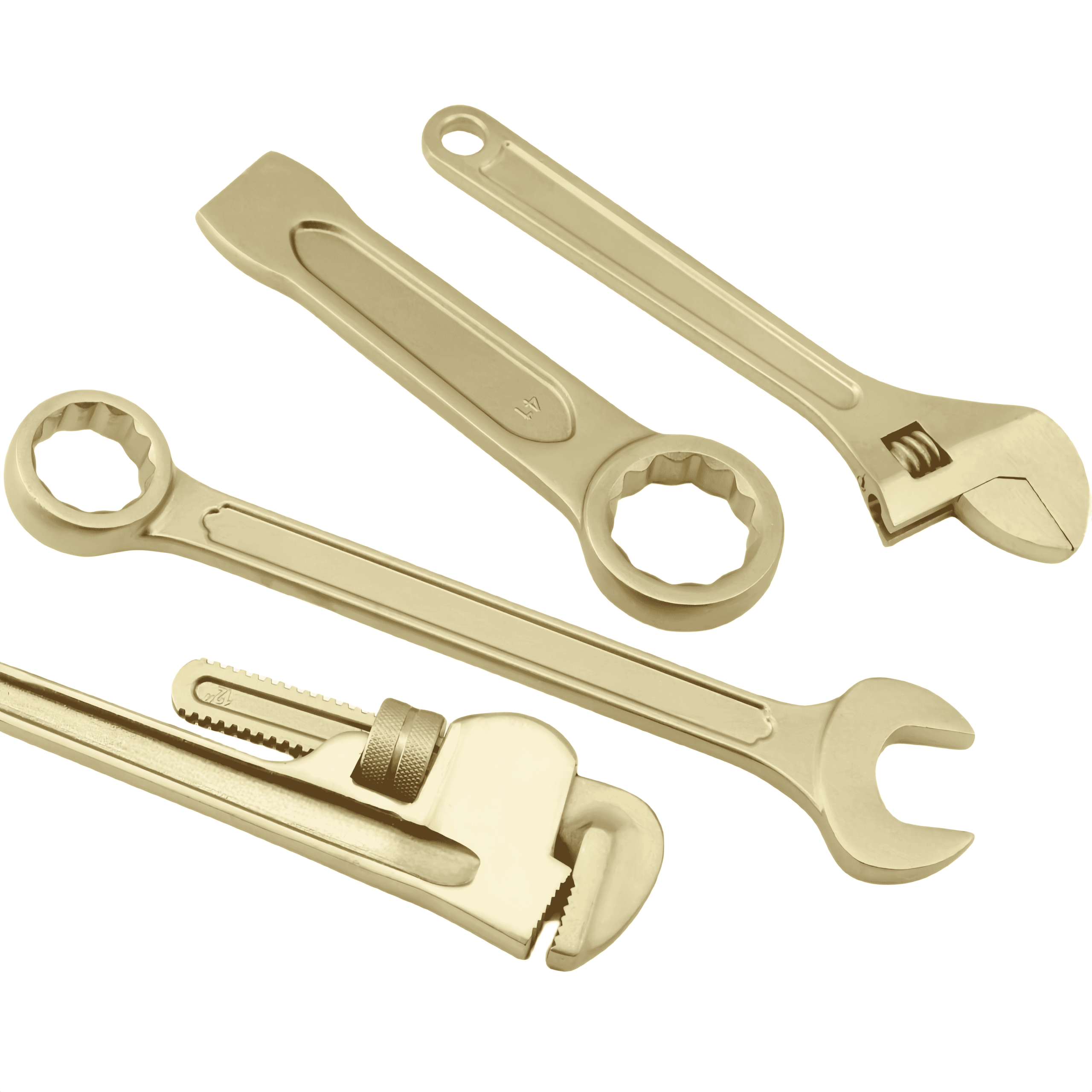 What advantages do aluminum bronze tools have in explosion-proof scenarios?