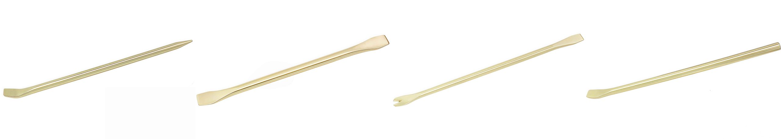 Non-sparking pry bar for hazardous industrial maintenance