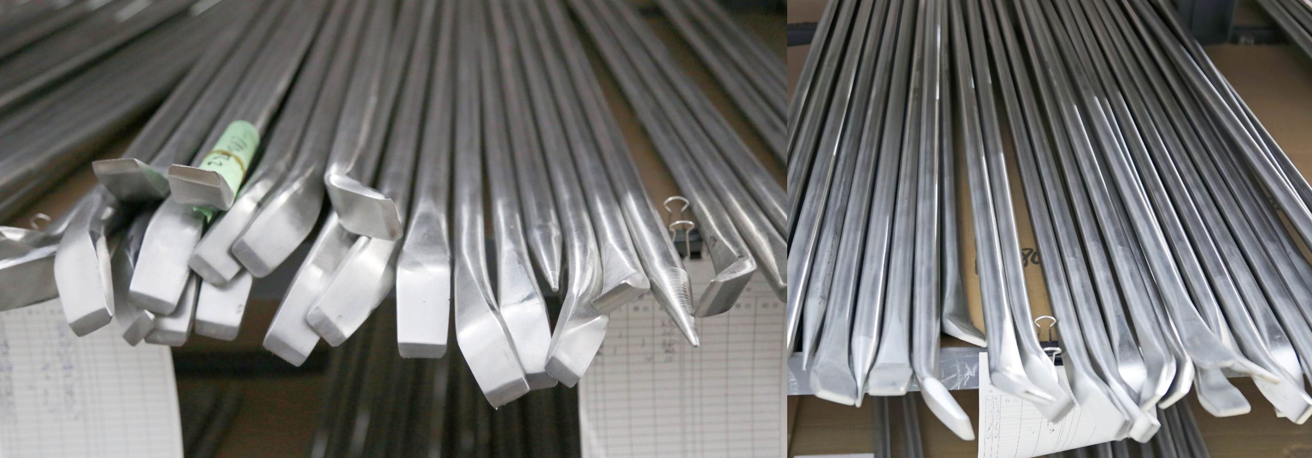 Pinch bar moving heavy objects in construction site