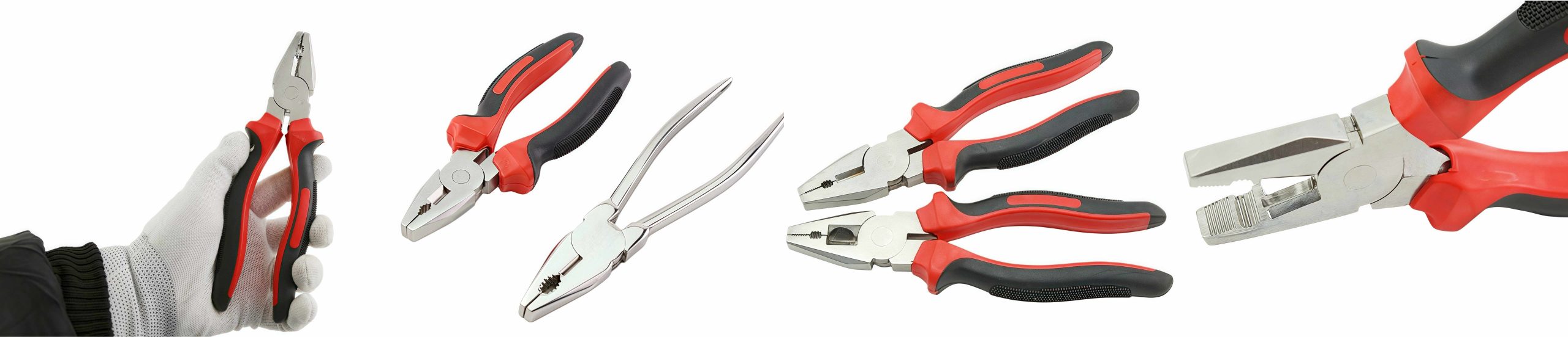 Lineman pliers cutting metal wire and conductor