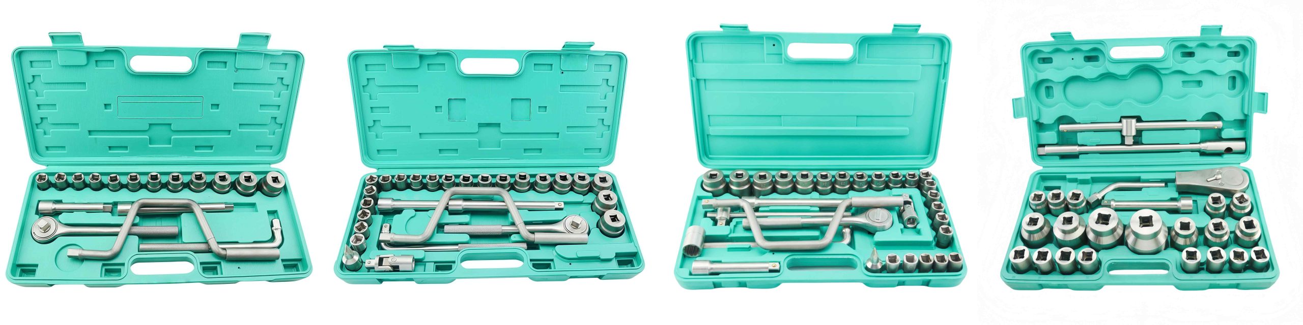 Complete 304 stainless steel 1/2'' socket tool kit for industrial use