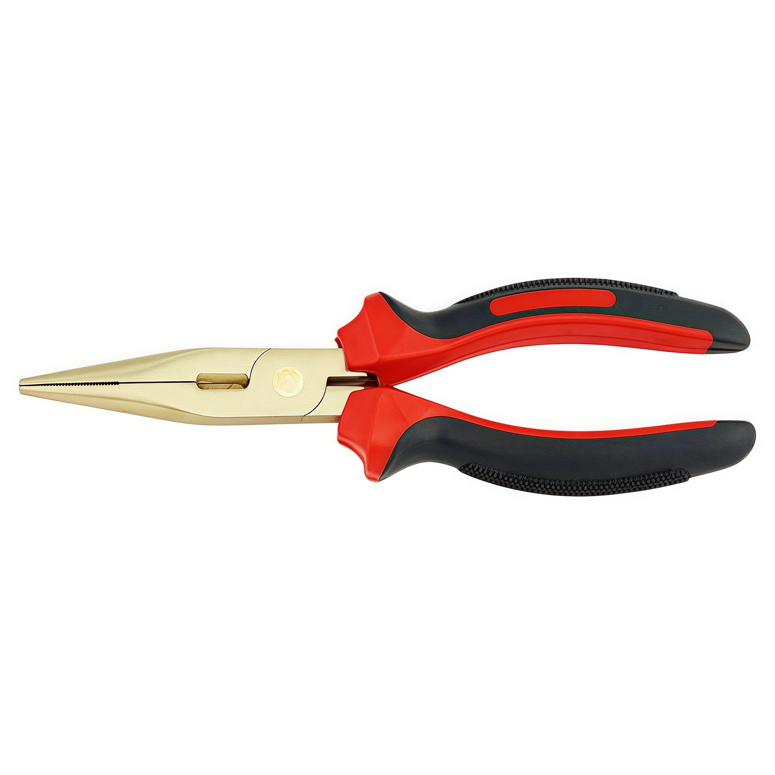 Safety-ensured Non-sparking Long Nose Pliers with Non-slip Handle