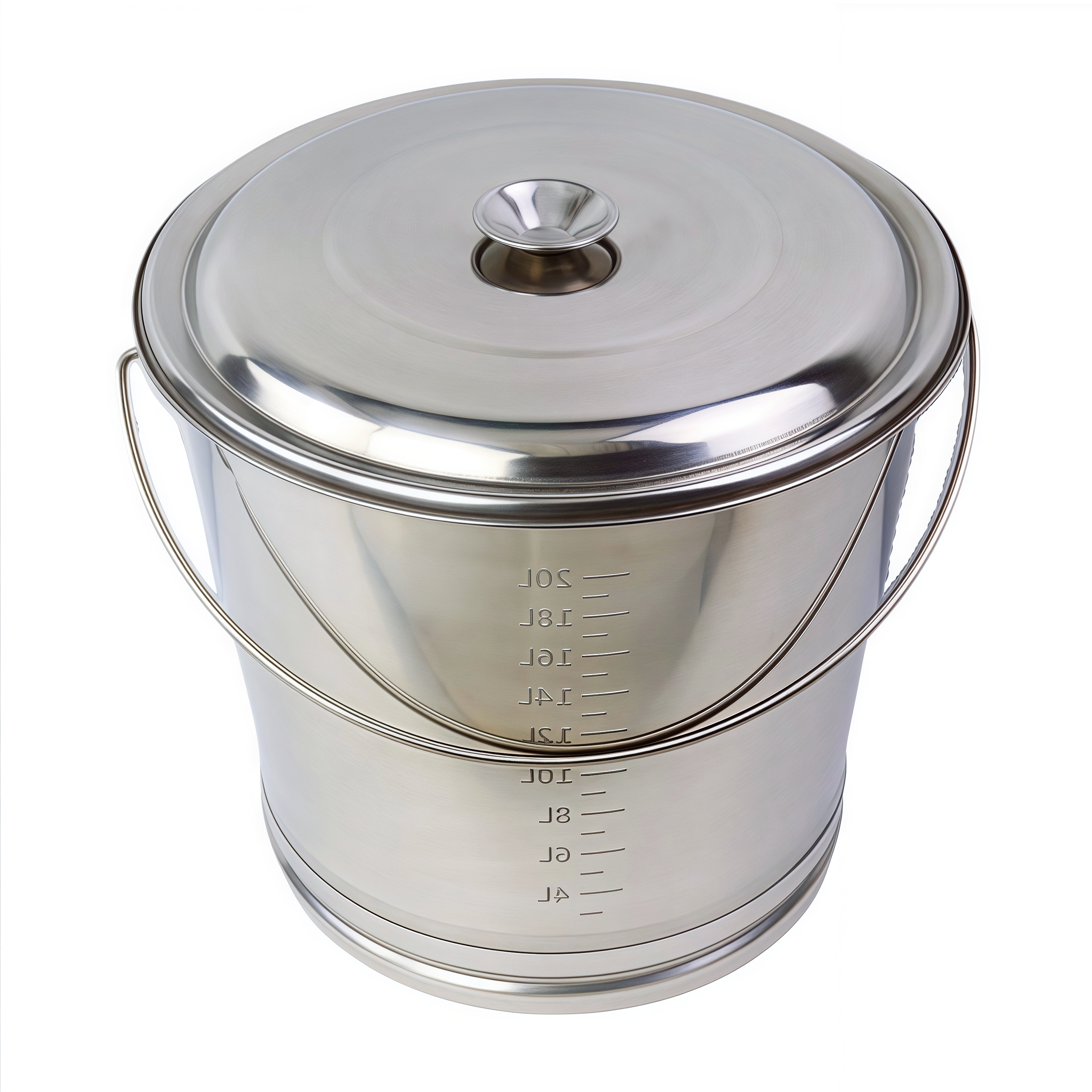 Wholesale Corrosion-Resistant 304 Stainless Steel Graduated Buckets