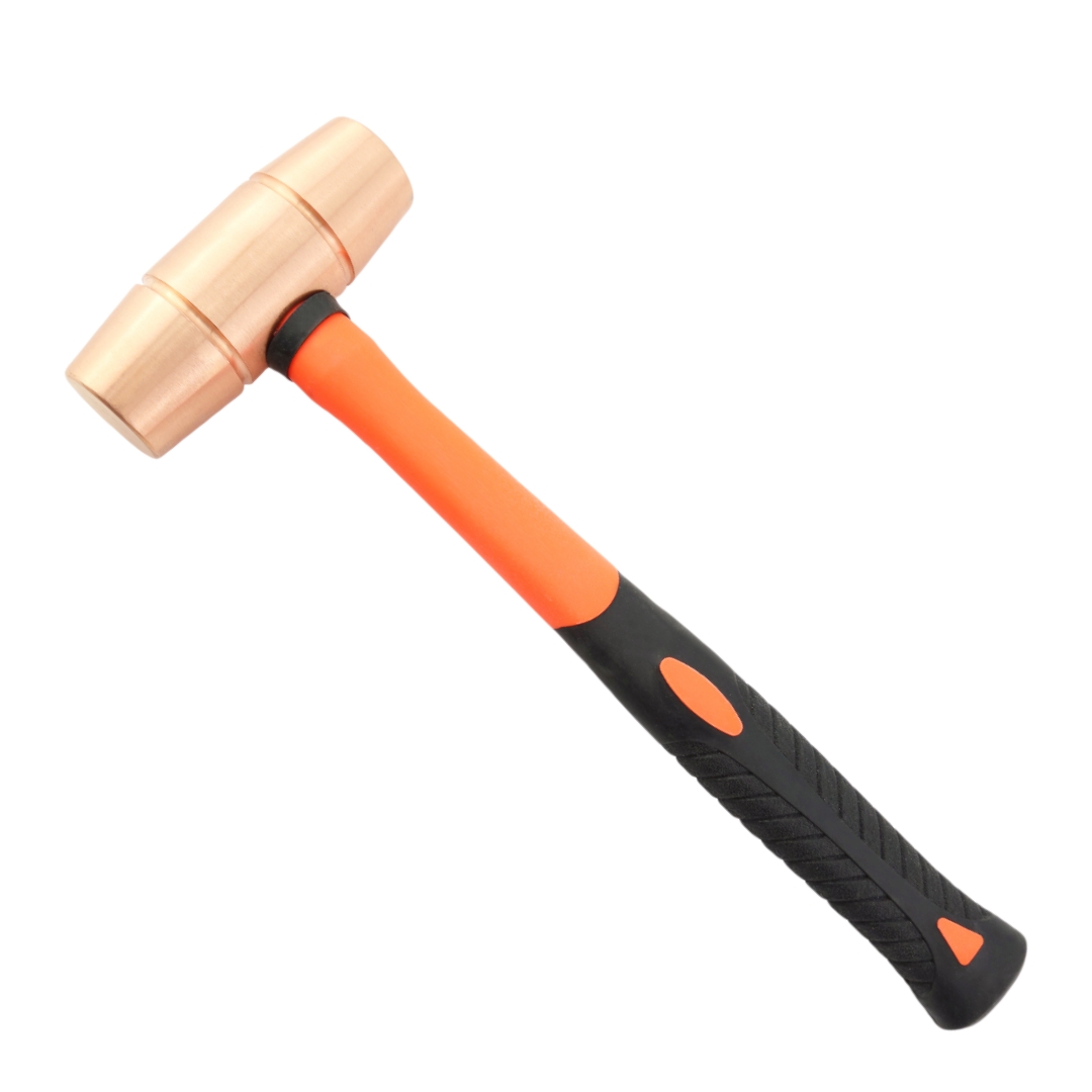 Explosion - Proof Hot Sell Oem Copper Drum Type Hammer with Fiberglass Handle