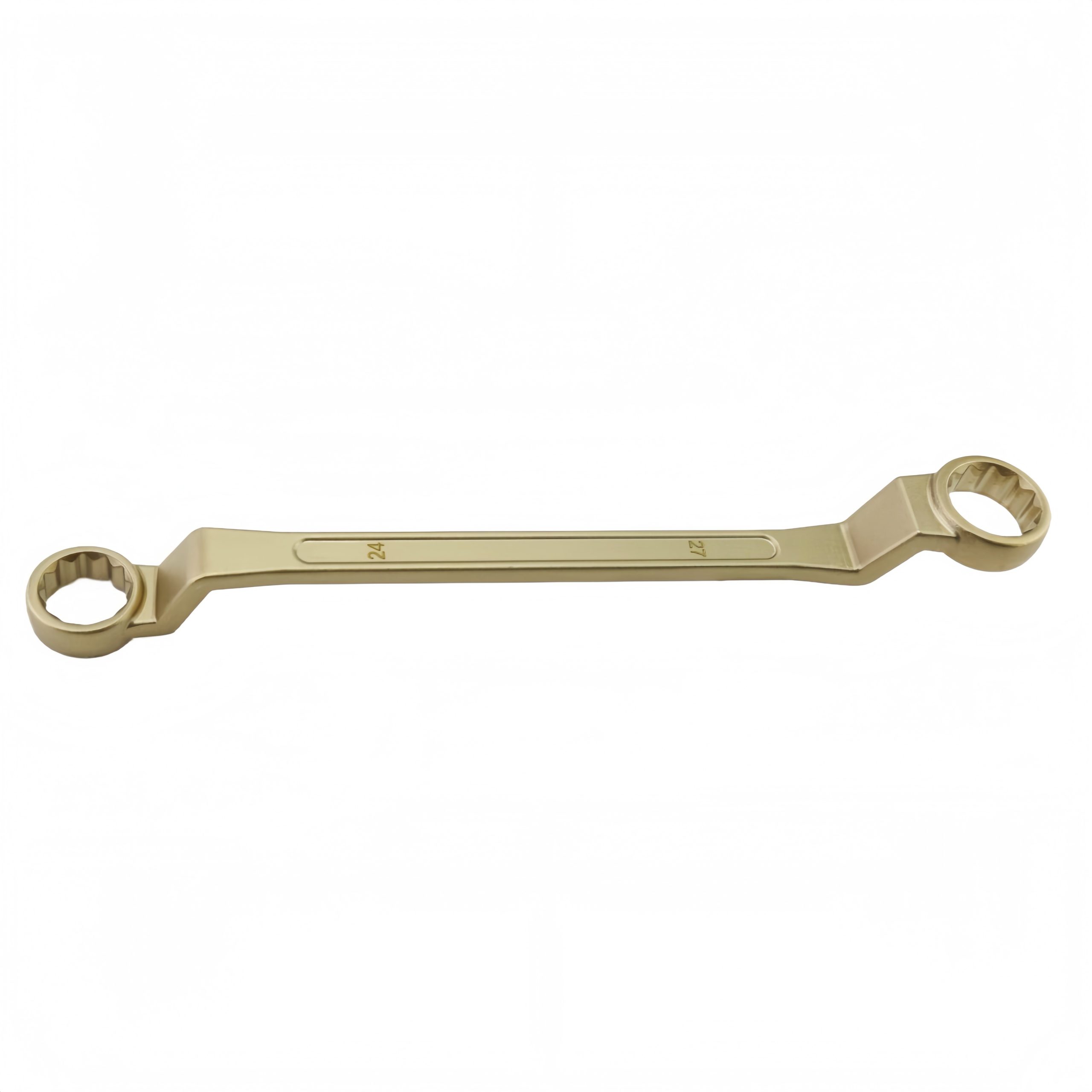 Quality Direct Selling Non-sparking Al-cu Double Offset Ring Wrench Spanner for Use in Petrochemical Natural Gas Pipelines