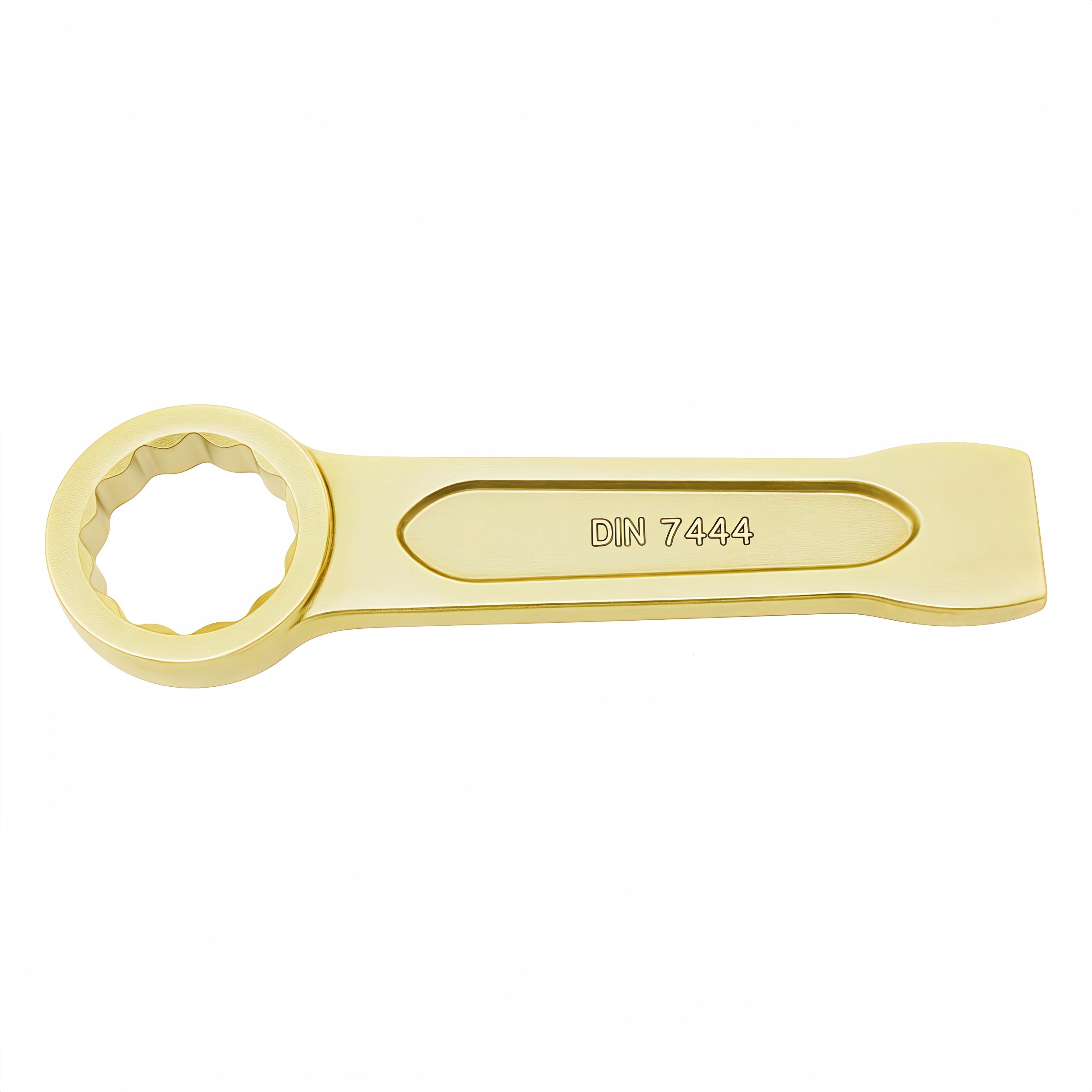 Durable Professional DIN7444 Aluminum Bronze Explosion - Proof Striking Box Wrench for Use in Flammable and Explosive Places
